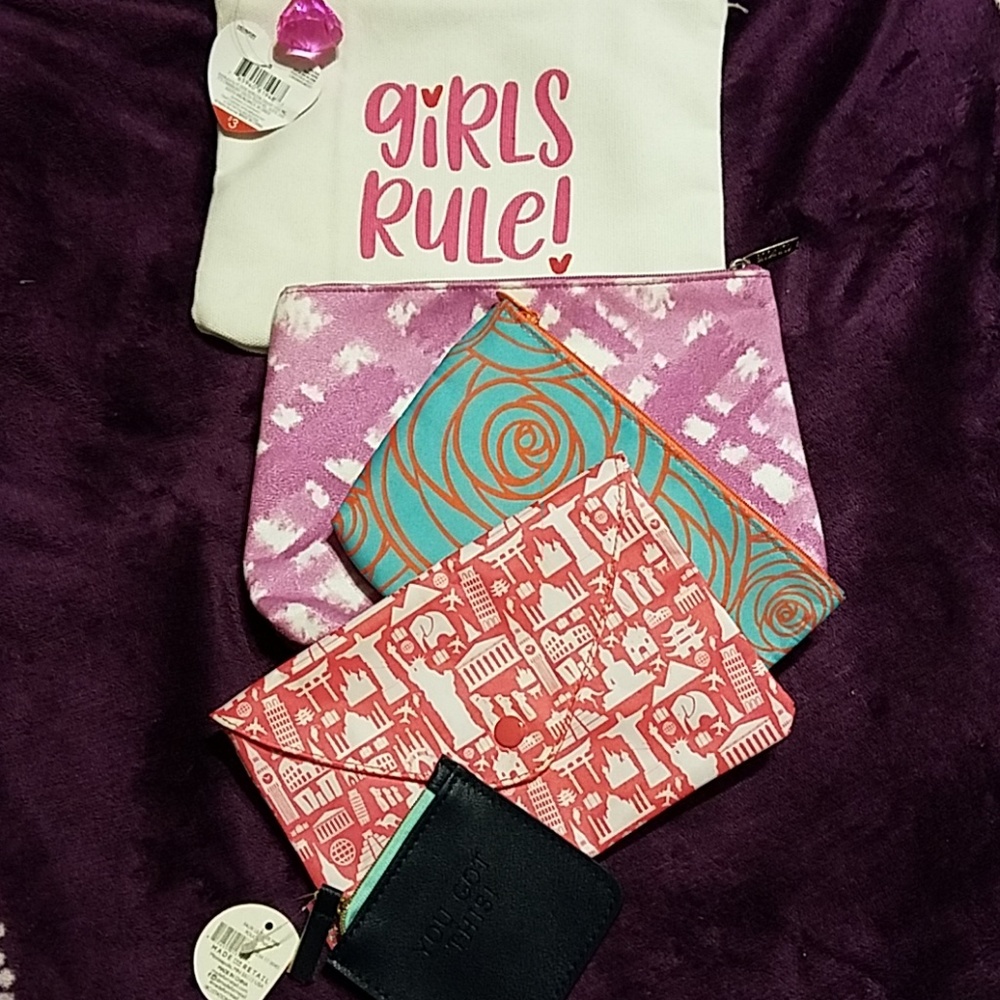 5 makeup baggies